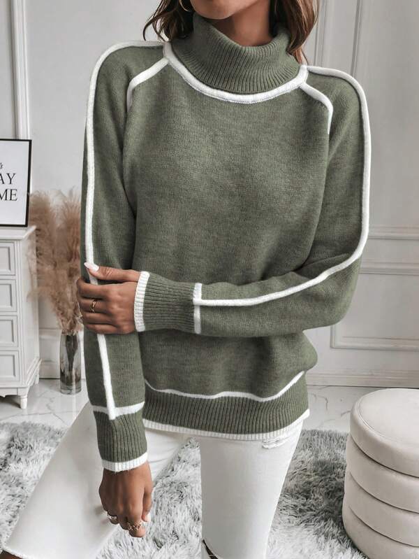 Seraphina™ - Chic Turtleneck Pullover