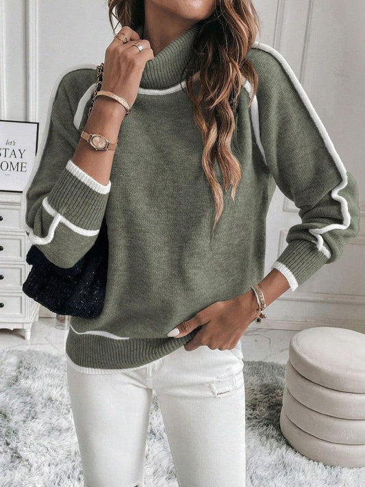Seraphina™ - Chic Turtleneck Pullover