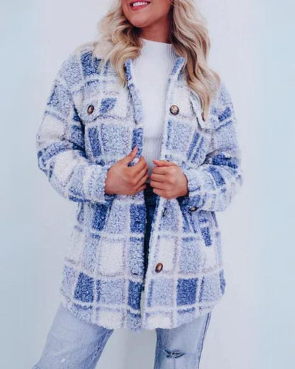 Mali™ - Polar Fleece Plaid Jacket