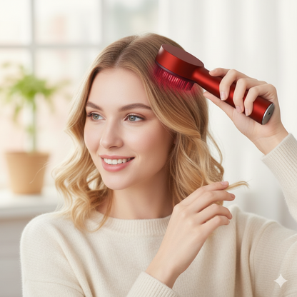 Rood Lichttherapie Hoofdhuidborstel