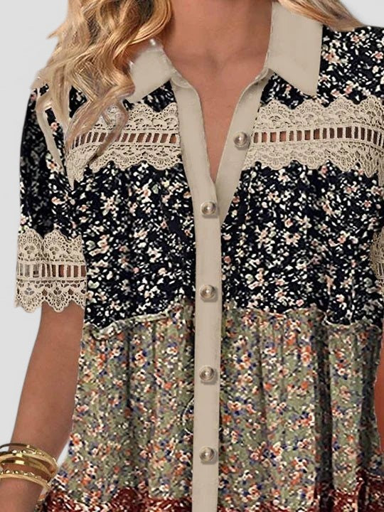 Sabina™ - Lace Hollow Top