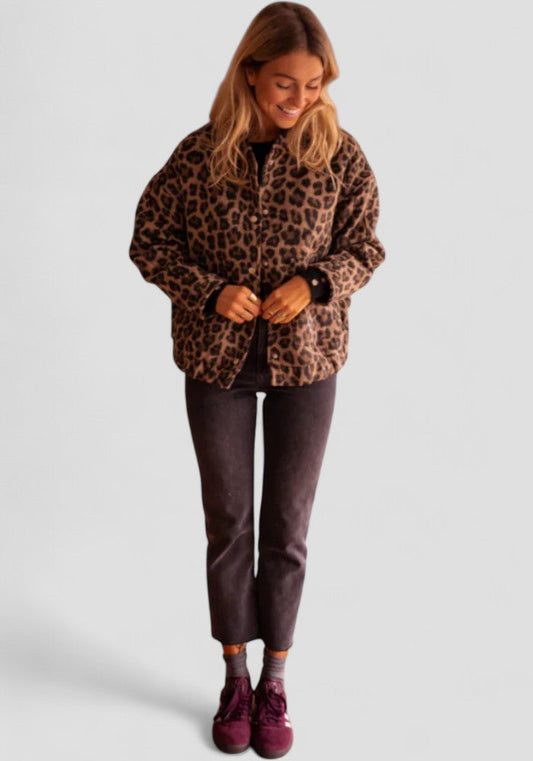 LEONA™ - The Leopard Bomber Jacket