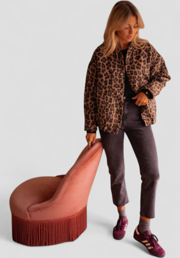 LEONA™ - The Leopard Bomber Jacket