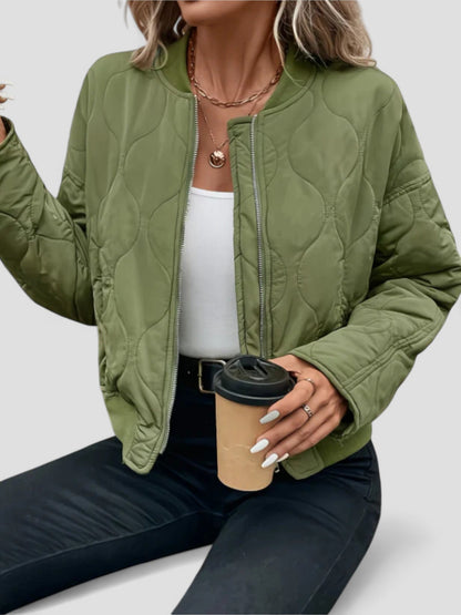 Kaia™ - The Quilted Bomber Jacket