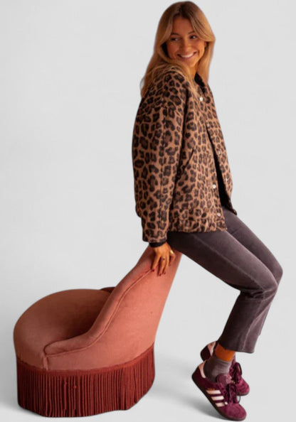 LEONA™ - The Leopard Bomber Jacket