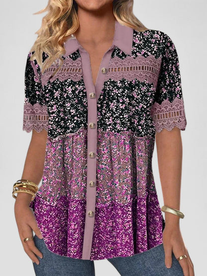 Sabina™ - Lace Hollow Top